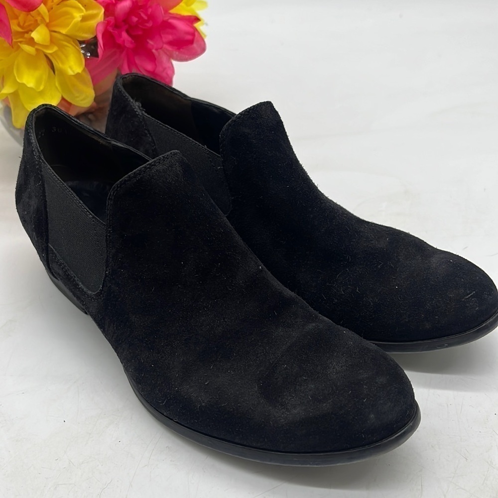Paul Green Black Sueed Ankle Boots UK Size 4/ US 6.5 BAB4645G